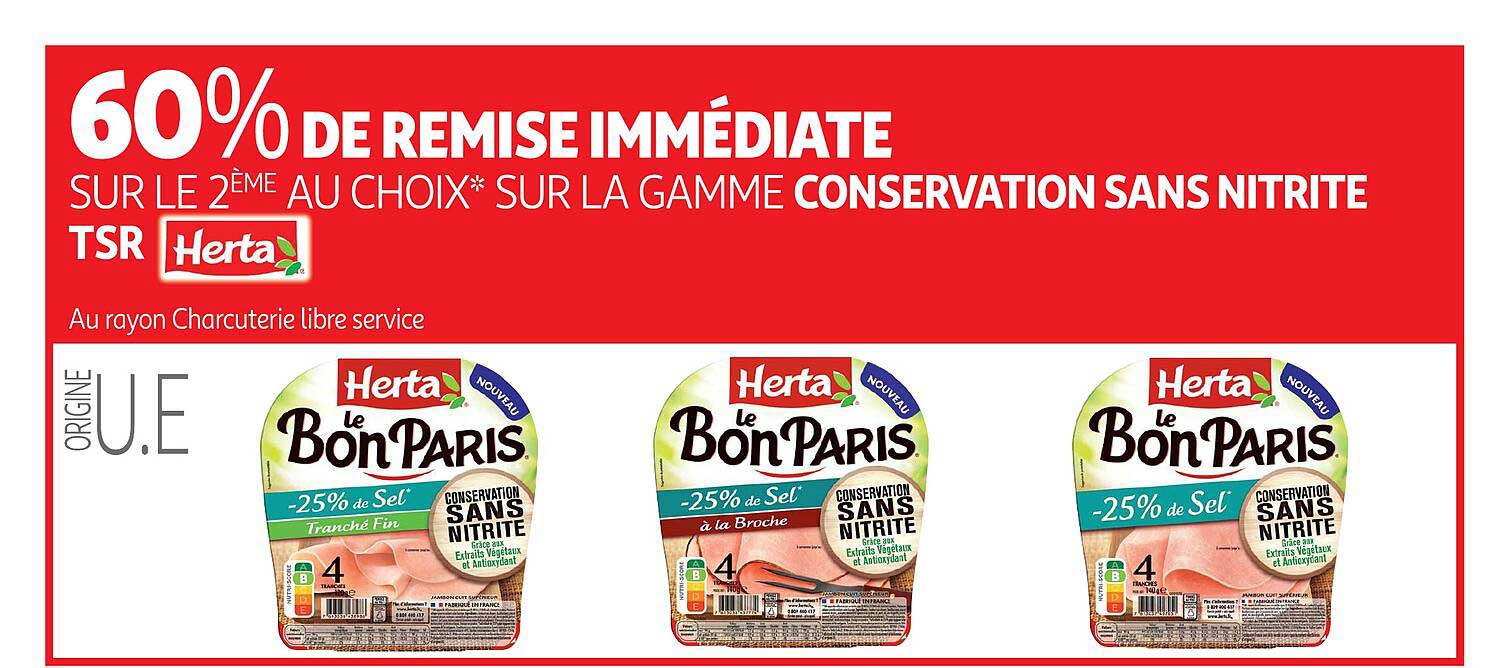 la gamme conservation sans nitrite tsr herta