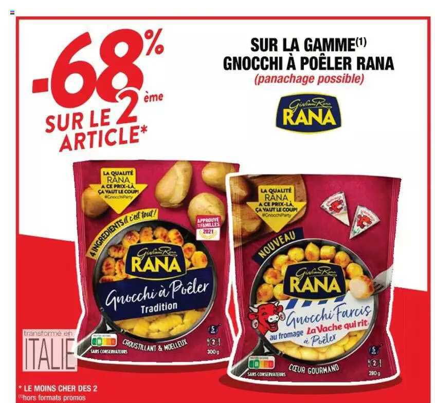 La Gamme Gnocchi à Poêler Rana