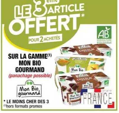 la gamme mon bio gourmand