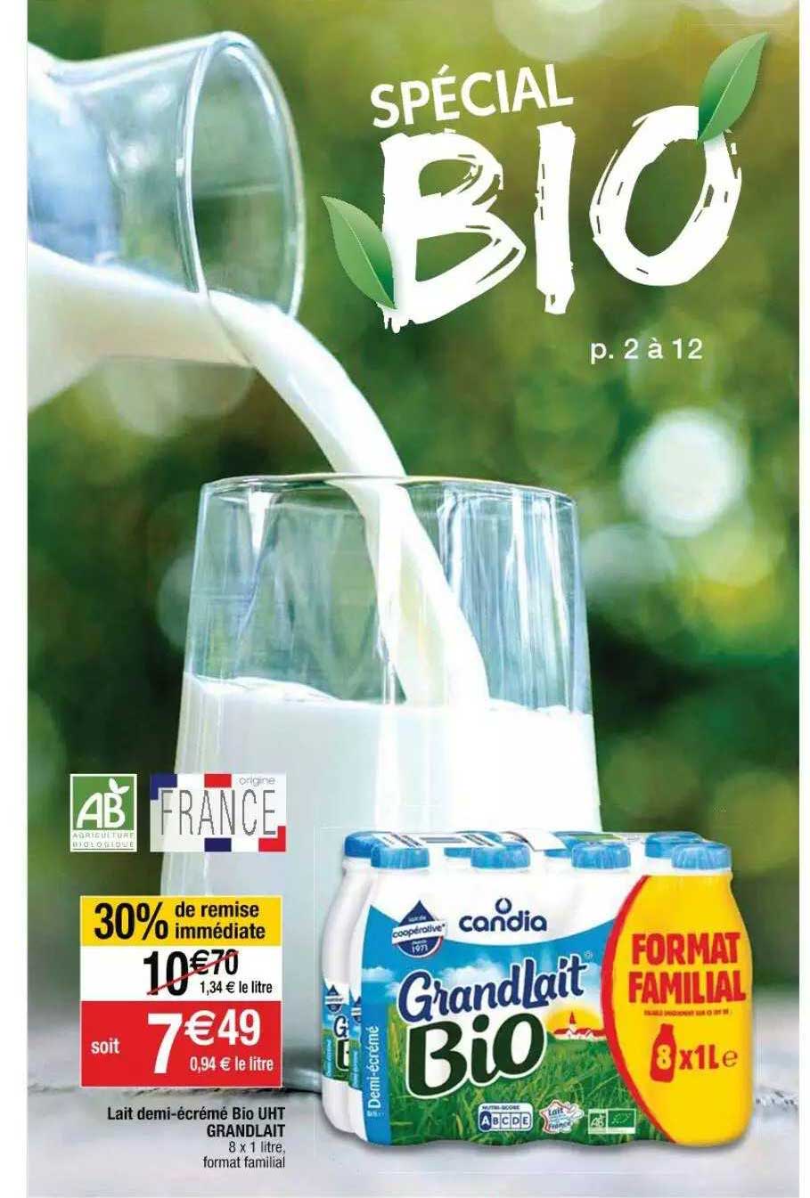 lait demi-écrémé bio uht grandlait