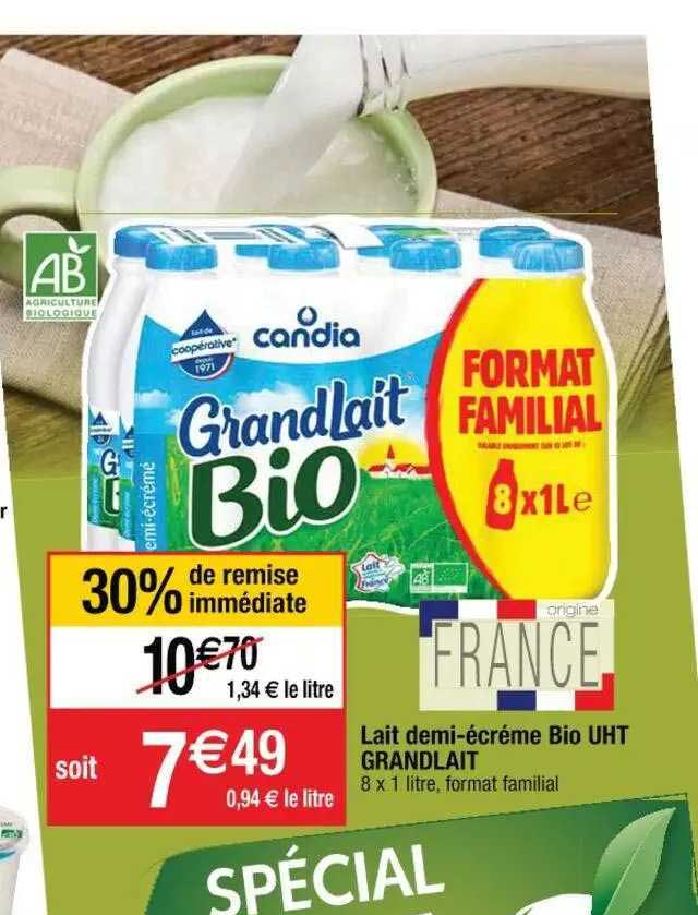 lait demi-écrémé uht grandlait