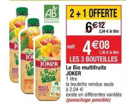 Le Bio Multifruits Joker