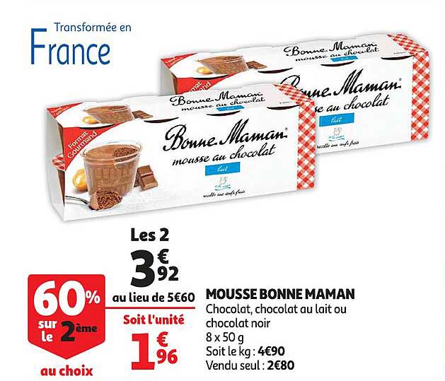 mousse bonne maman