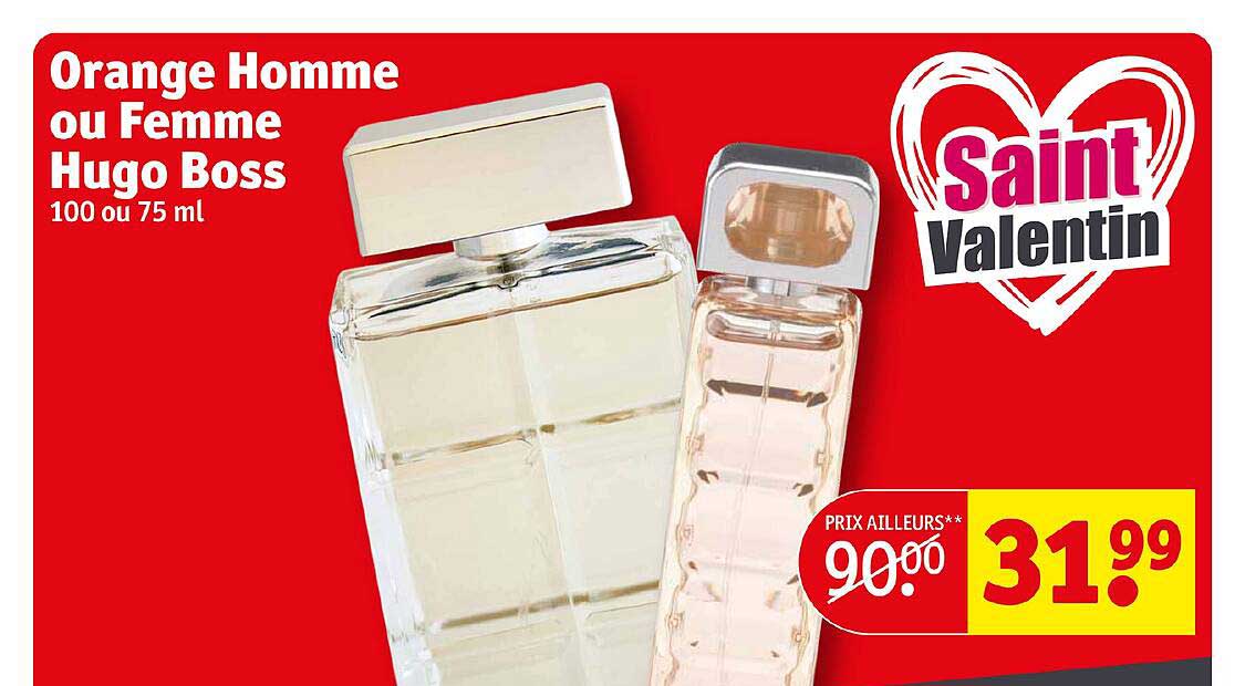 Orange Homme Ou Femme Hugo Boss