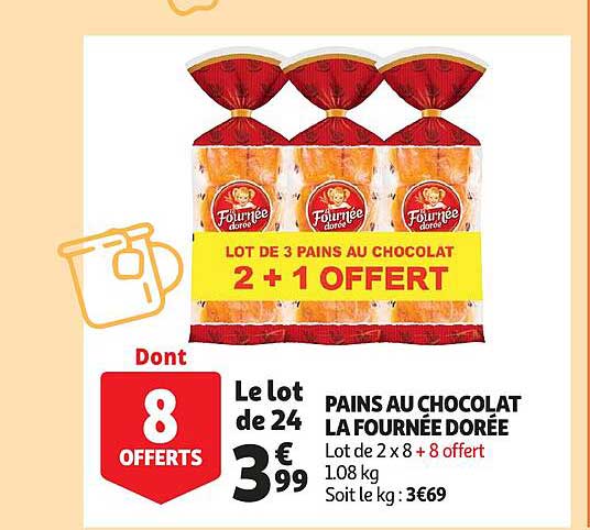 pains au chocolat la fournée dorée