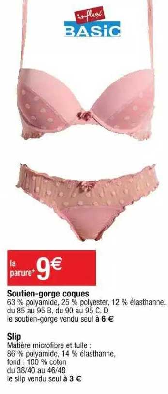 soutien-gorge coques influx basic