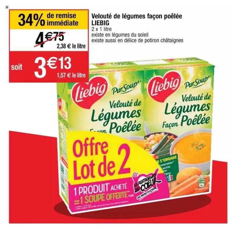 velouté de légumes façon poêlée liebig