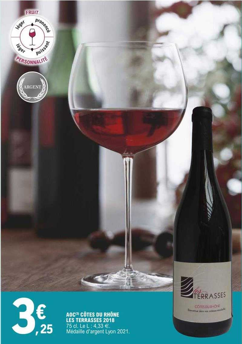 Aoc Côtes Du Rhône Les Terrasses 2018