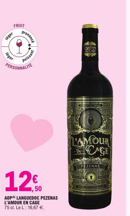 Aop Languedoc Pezenas L'amour En Cage