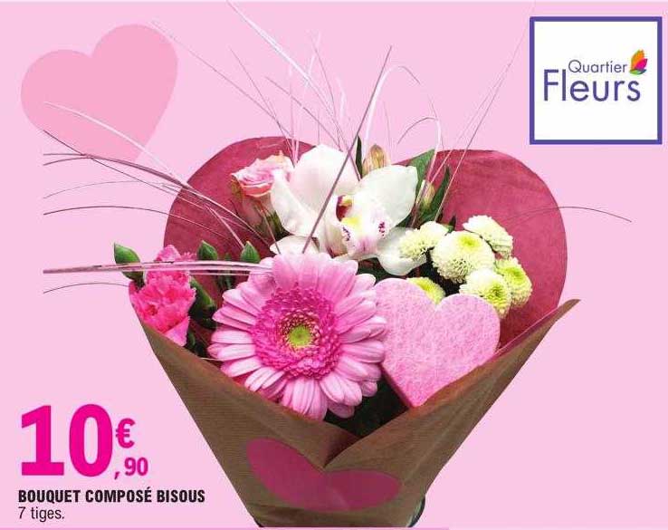 bouquet composé bisous