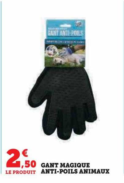 gant magique anti-poils animaux