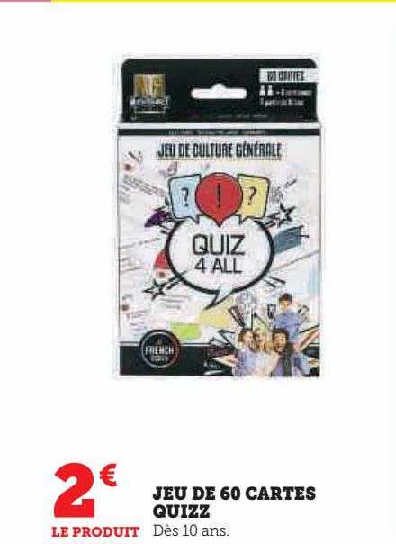 Jeu De 60 Cartes Quizz