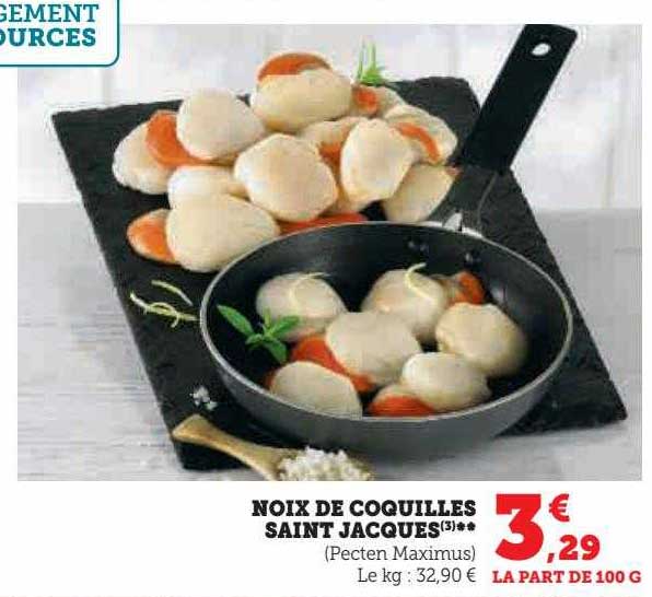 noix de coquilles saint jacques
