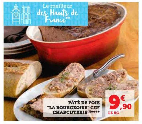 pâté de foie "la bourgeoise" cgf charcuterie
