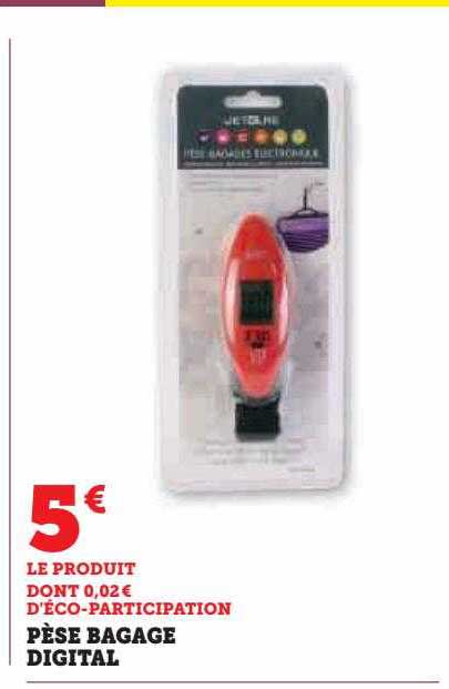 pèse bagage digital
