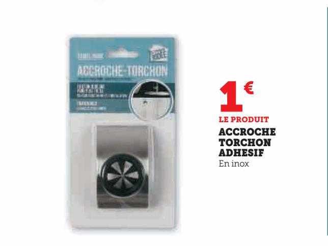 accroche torchon adhésif