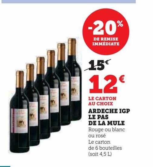 ardèche igp le pas de la mule