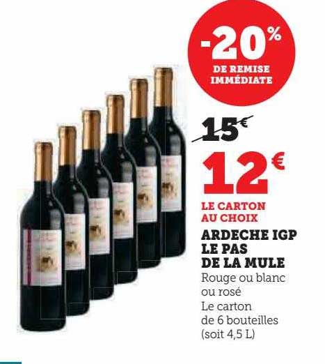 ardèche igp le pas de la mule