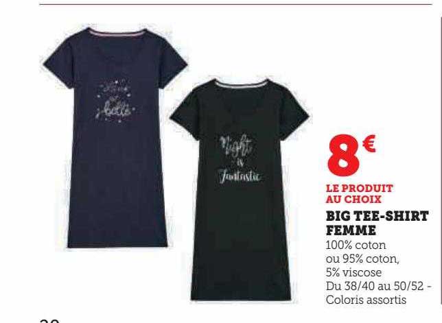 Big Tee-shirt Femme