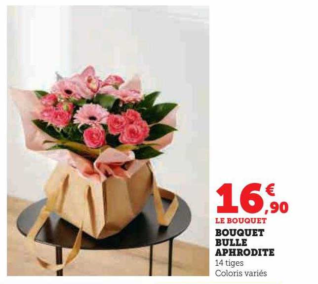 bouquet bulle aphrodite