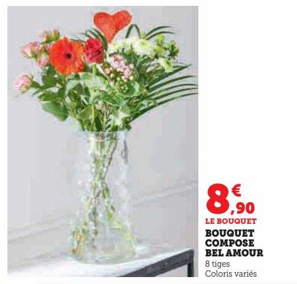 bouquet composé bel amour