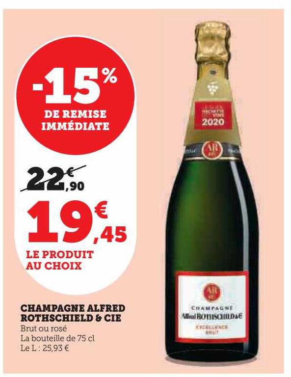 champagne alfred rothschield & cie