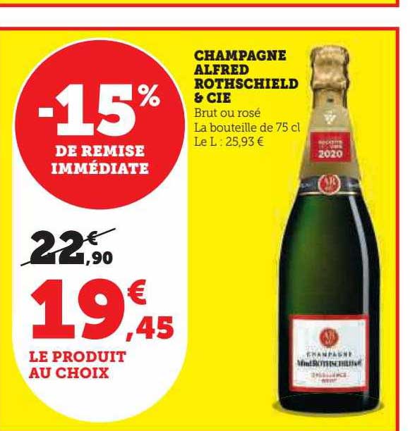 champagne alfred rothschield & cie