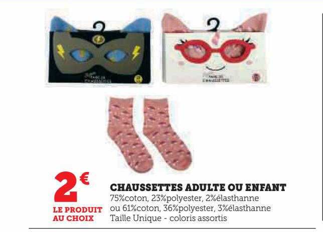 Chaussettes Adulte Ou Enfant