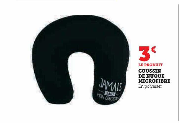 coussin de nuque microfibre