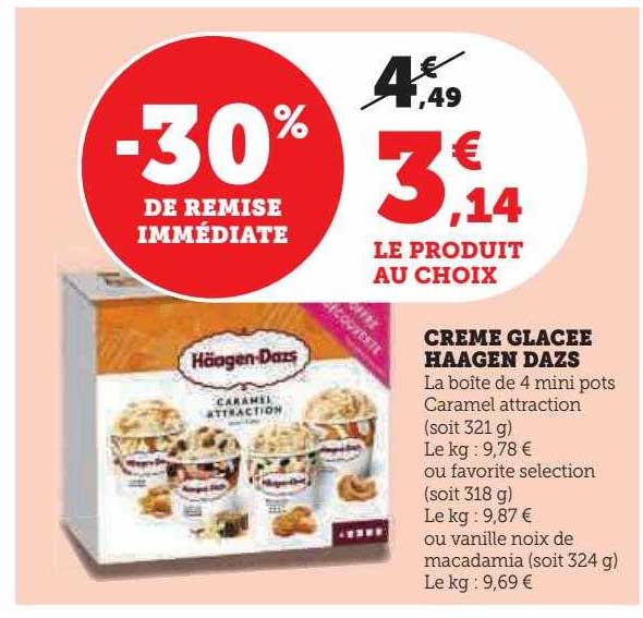 crème glacée häagen dazs