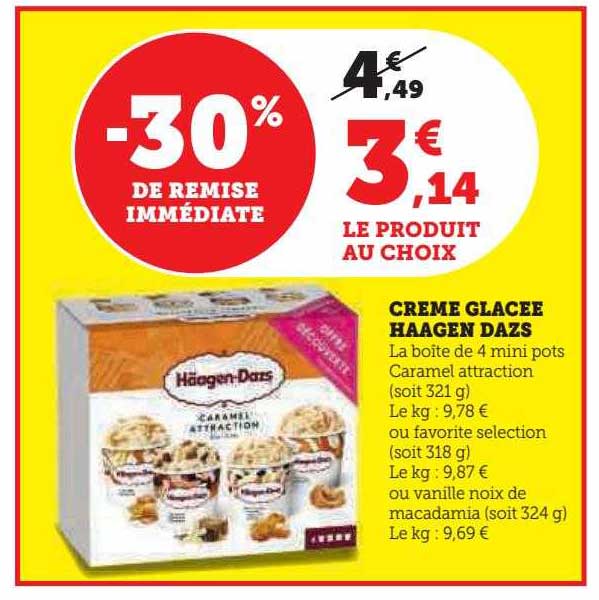 crème glacée häagen dazs