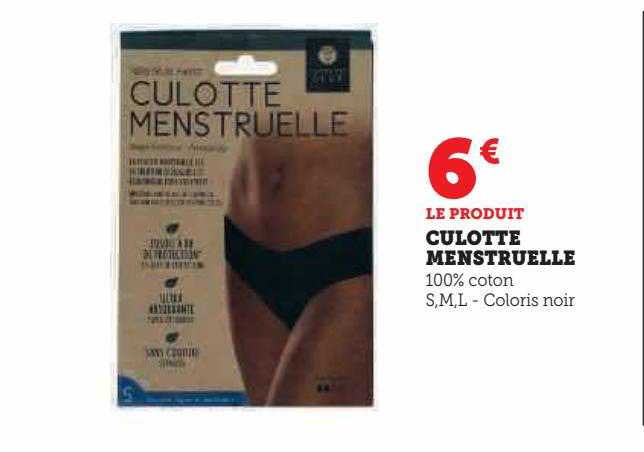 culotte menstruelle