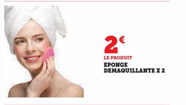 éponge Démaquillante X 2