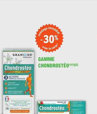 gamme chondrostéo