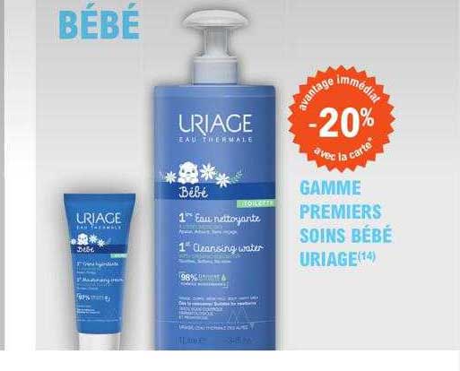 gamme premiers soins bébé uriage