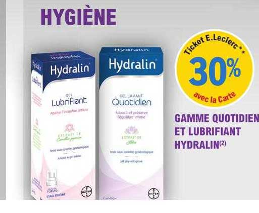 Gamme Quotidien Et Lubrifiant Hydralin