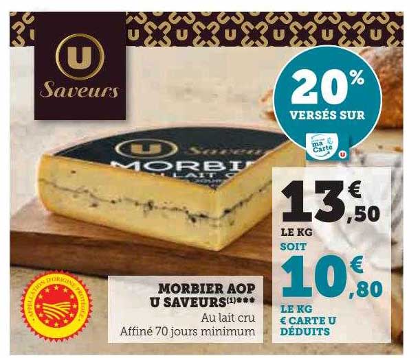 Morbier Aop U Saveurs