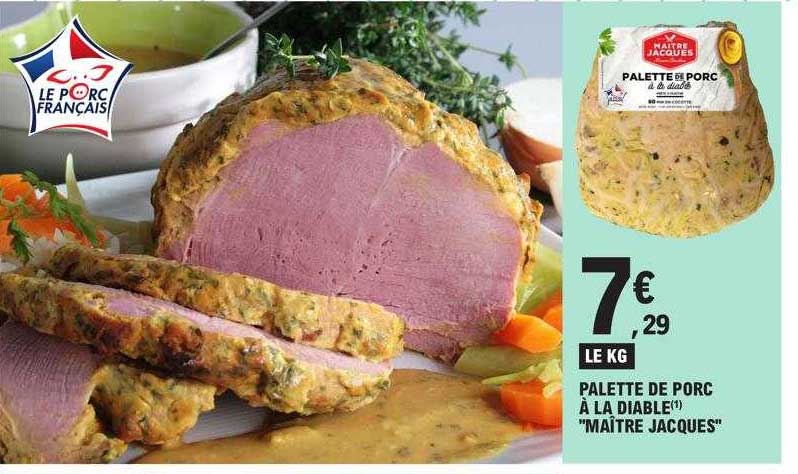 palette de porc à la diable "maître jacques"