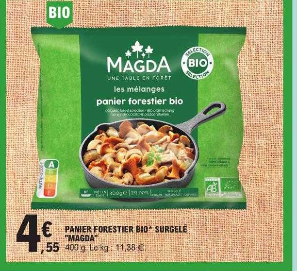 panier forestier bio surgelé "magda"