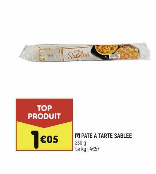 pâte à tarte sablée