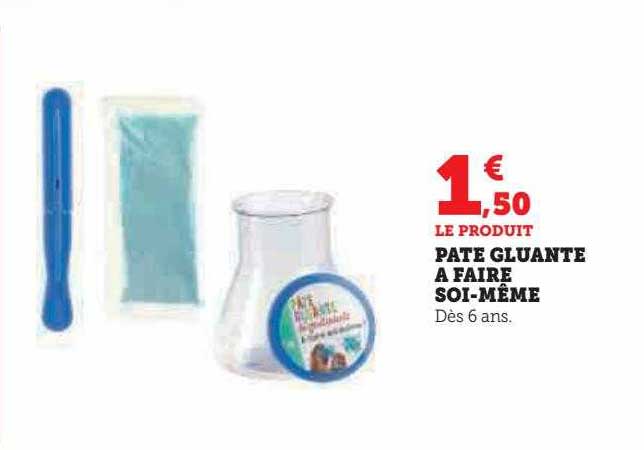 pâte gluante à faire soi-même