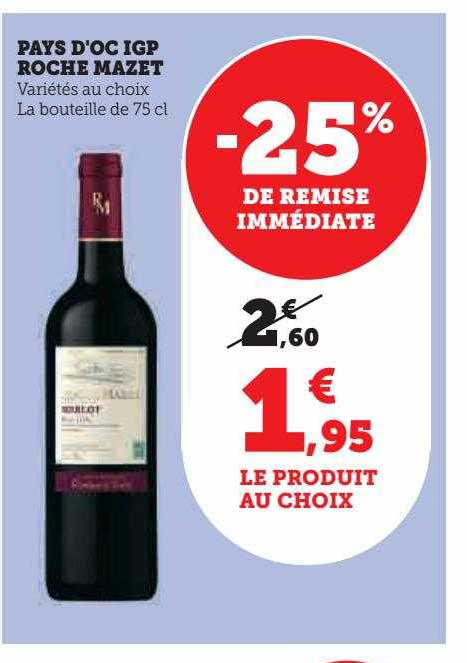 pays d'oc igp roche mazet