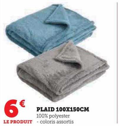 Plaid 100 X 150 Cm