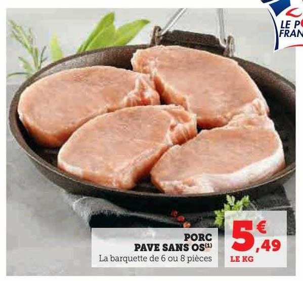 Porc Pavé Sans Os