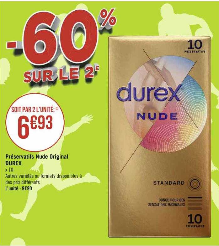 préservatifs nude original durex