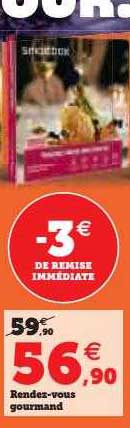 rendez-vous gourmand smartbox