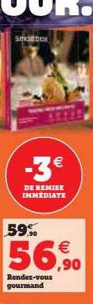 rendez-vous gourmand smartbox