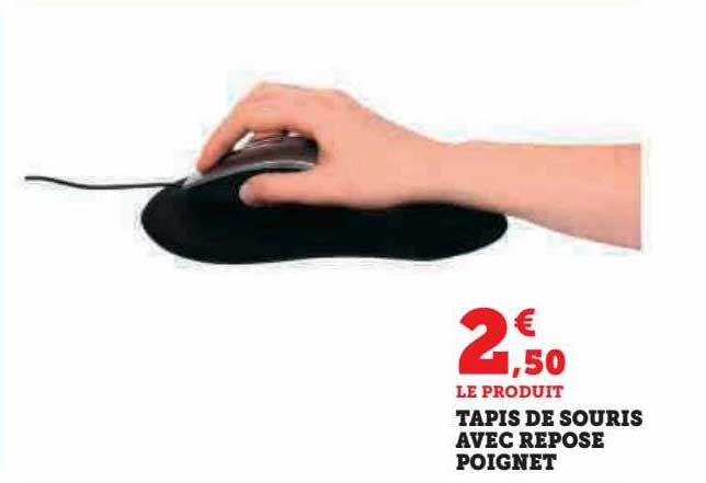 tapis de souris avec repose poignet