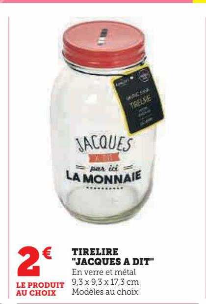 tirelire "jacques à dit"