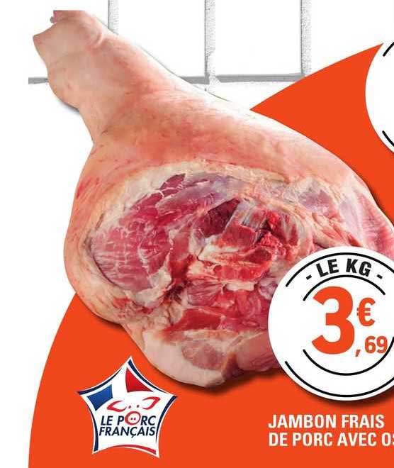 Jambon Frais De Porc Avec Os